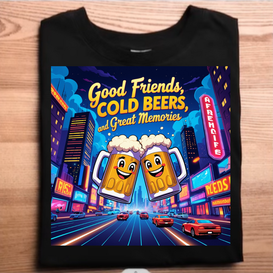 "Good friends, great beer, best memories."