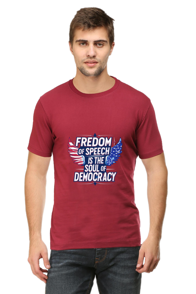 "Freedom of speech is the soul of democracy."