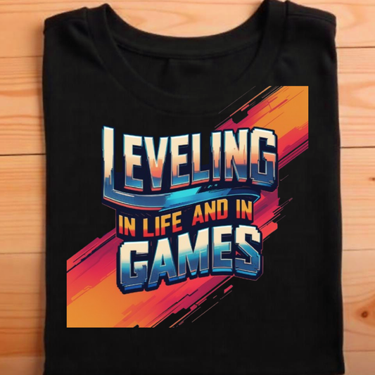 "Leveling up in life and in games."