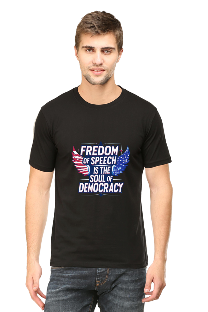 "Freedom of speech is the soul of democracy."