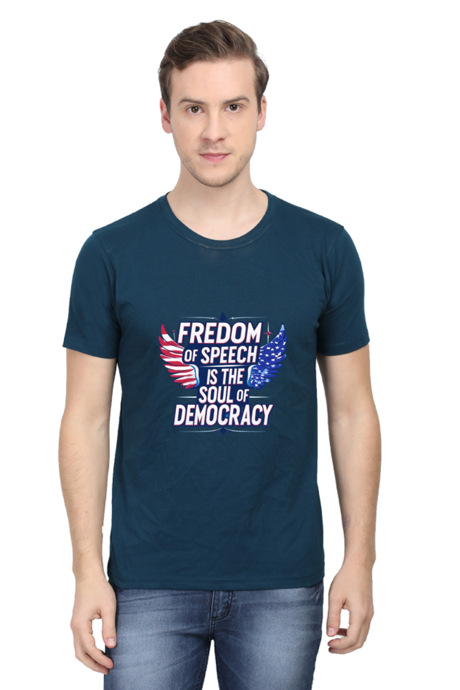 "Freedom of speech is the soul of democracy."