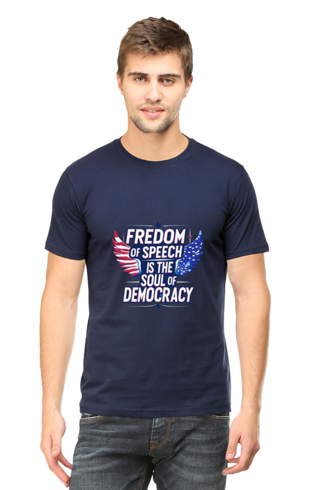 "Freedom of speech is the soul of democracy."