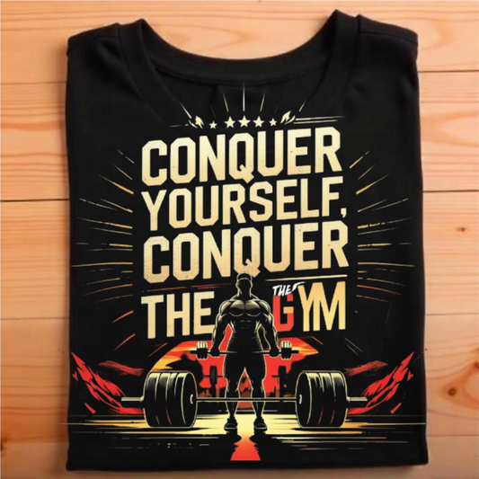 "Conquer Yourself, Conquer the Gym."